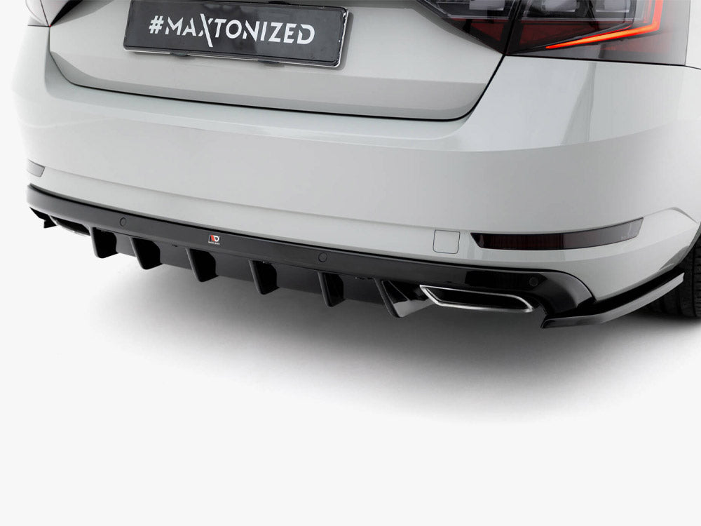 Maxton Design - Aftermarket  Rear Valance V.2 Skoda Superb Liftback / Combi Mk3