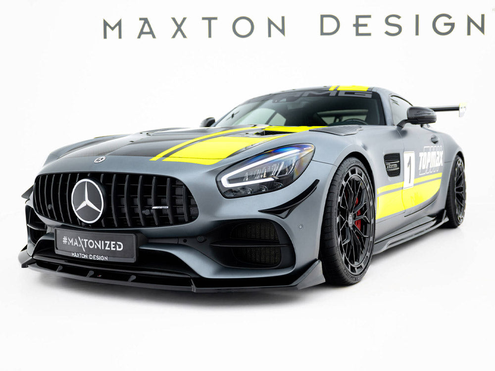 Maxton Design - Aftermarket  Front Splitter Mercedes-AMG GT C C190 Facelift