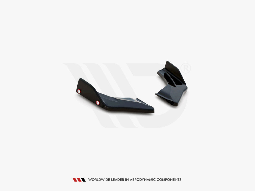 Maxton Design - Aftermarket  Rear Side Splitters V.1 + Flaps Volkswagen Golf GTI Clubsport Mk8 Facelift