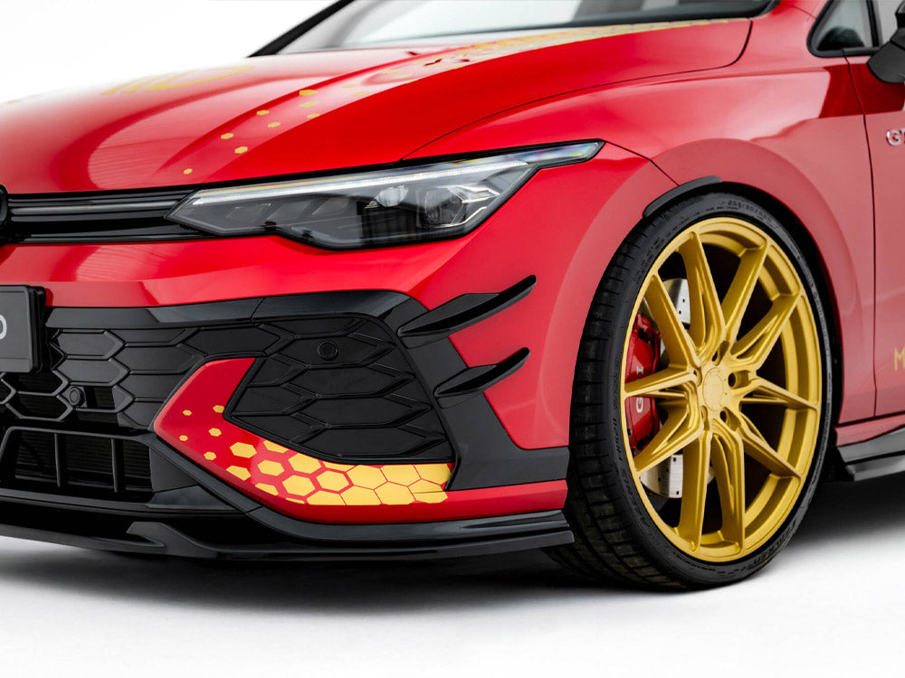 Maxton Design - Aftermarket  Front Bumper Wings (Canards) Volkswagen Golf GTI Clubsport Mk8 Facelift