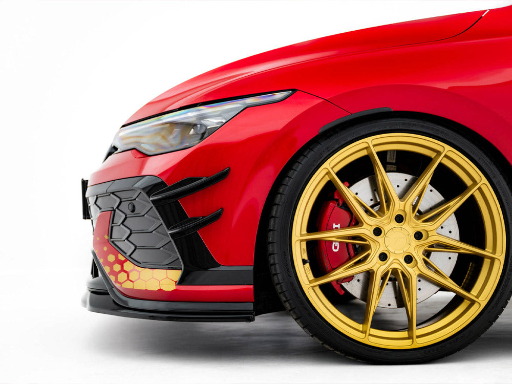 Maxton Design - Aftermarket  Front Bumper Wings (Canards) Volkswagen Golf GTI Clubsport Mk8 Facelift