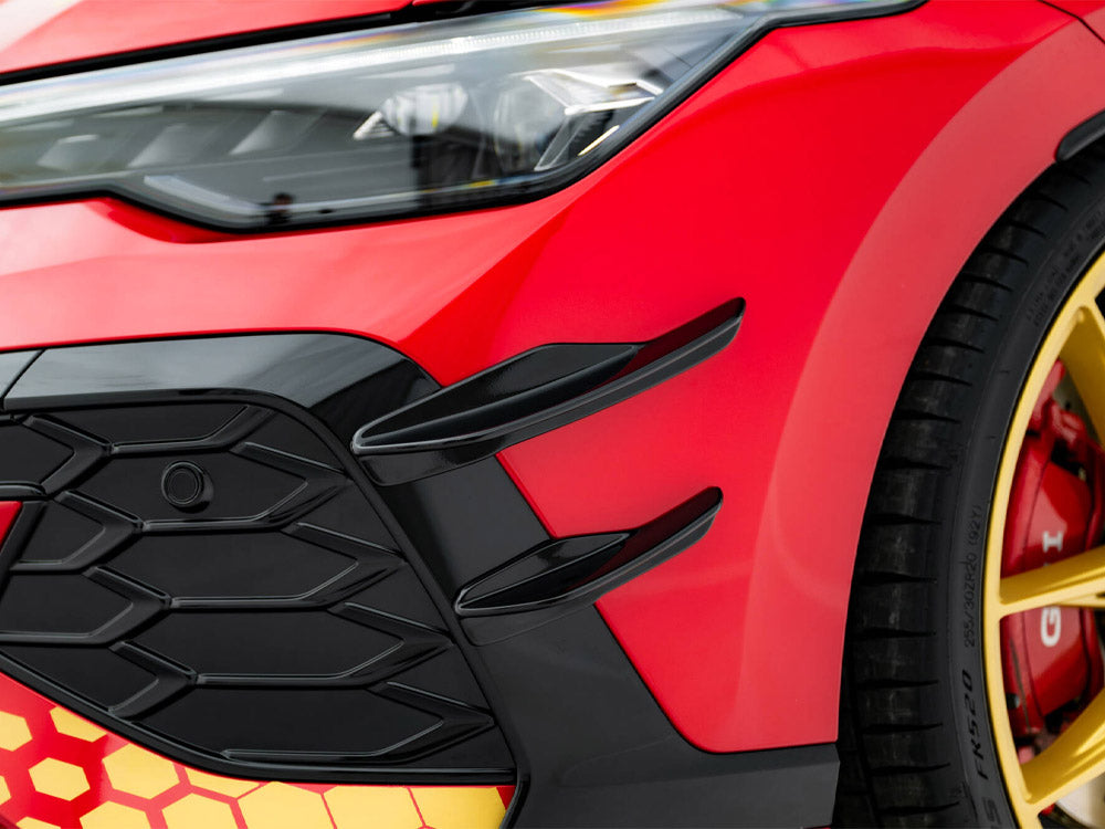 Maxton Design - Aftermarket  Front Bumper Wings (Canards) Volkswagen Golf GTI Clubsport Mk8 Facelift