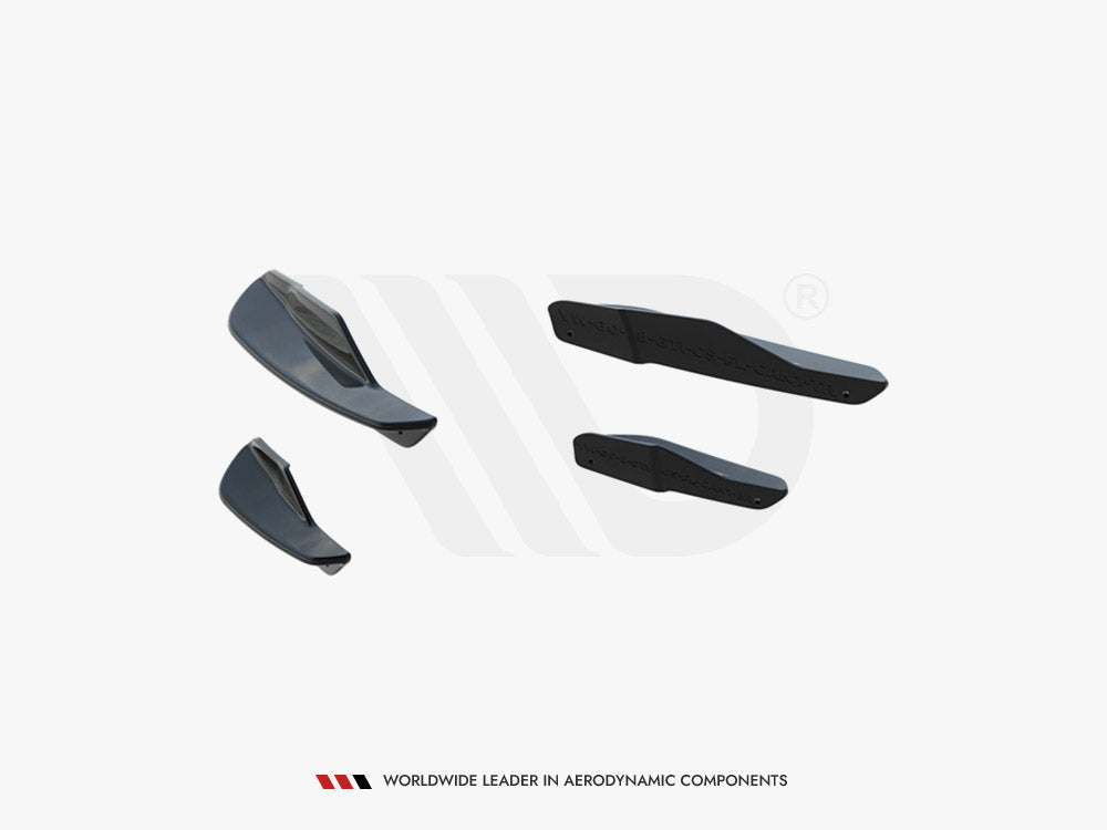 Maxton Design - Aftermarket  Front Bumper Wings (Canards) Volkswagen Golf GTI Clubsport Mk8 Facelift