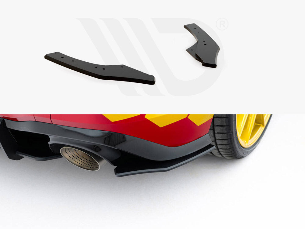 Maxton Design - Aftermarket  Street PRO Rear Side Splitters Volkswagen Golf GTI Clubsport Mk8 Facelift