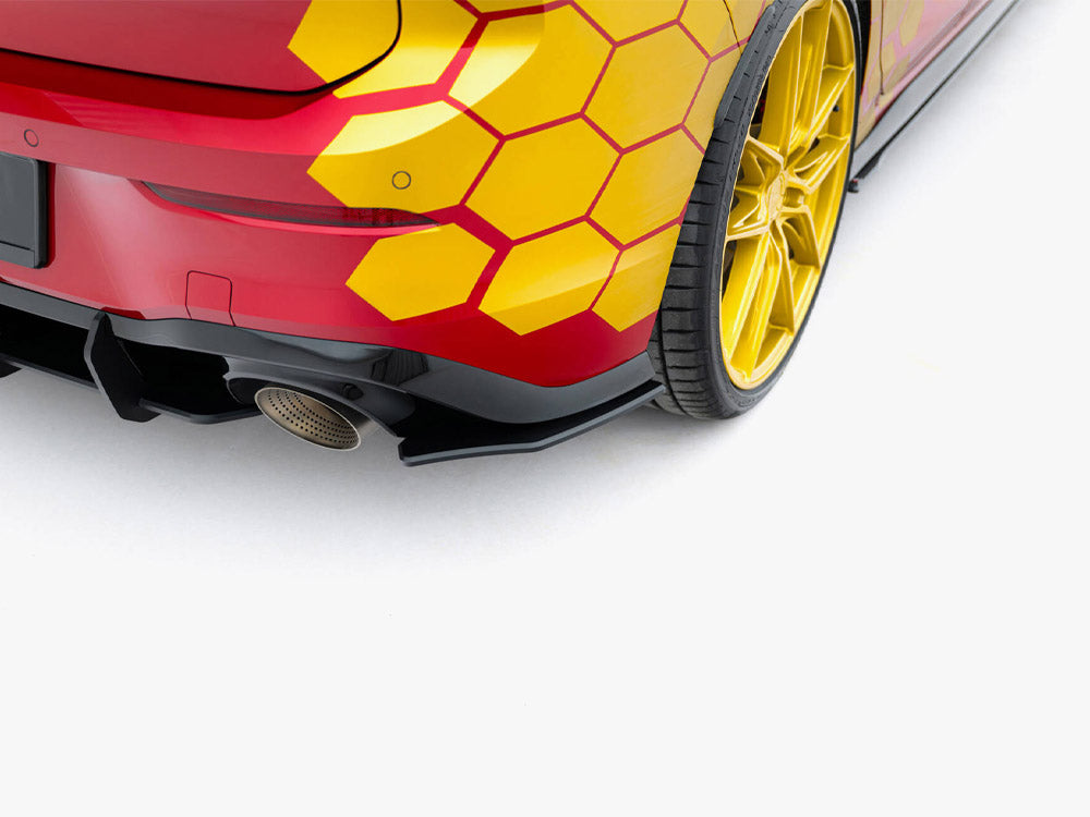 Maxton Design - Aftermarket  Street PRO Rear Side Splitters Volkswagen Golf GTI Clubsport Mk8 Facelift