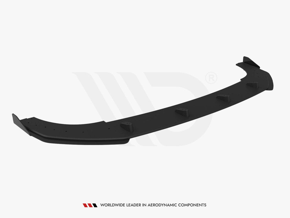 Maxton Design - Aftermarket  Street PRO Front Splitter + Flaps Volkswagen Golf GTI Clubsport Mk8 Facelift