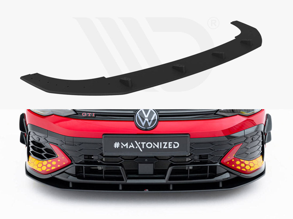 Maxton Design - Aftermarket  Street PRO Front Splitter Volkswagen Golf GTI Clubsport Mk8 Facelift