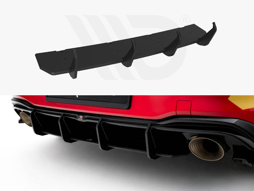 Maxton Design - Aftermarket  Street PRO Rear Diffuser V.1 Volkswagen Golf GTI Clubsport Mk8 Facelift