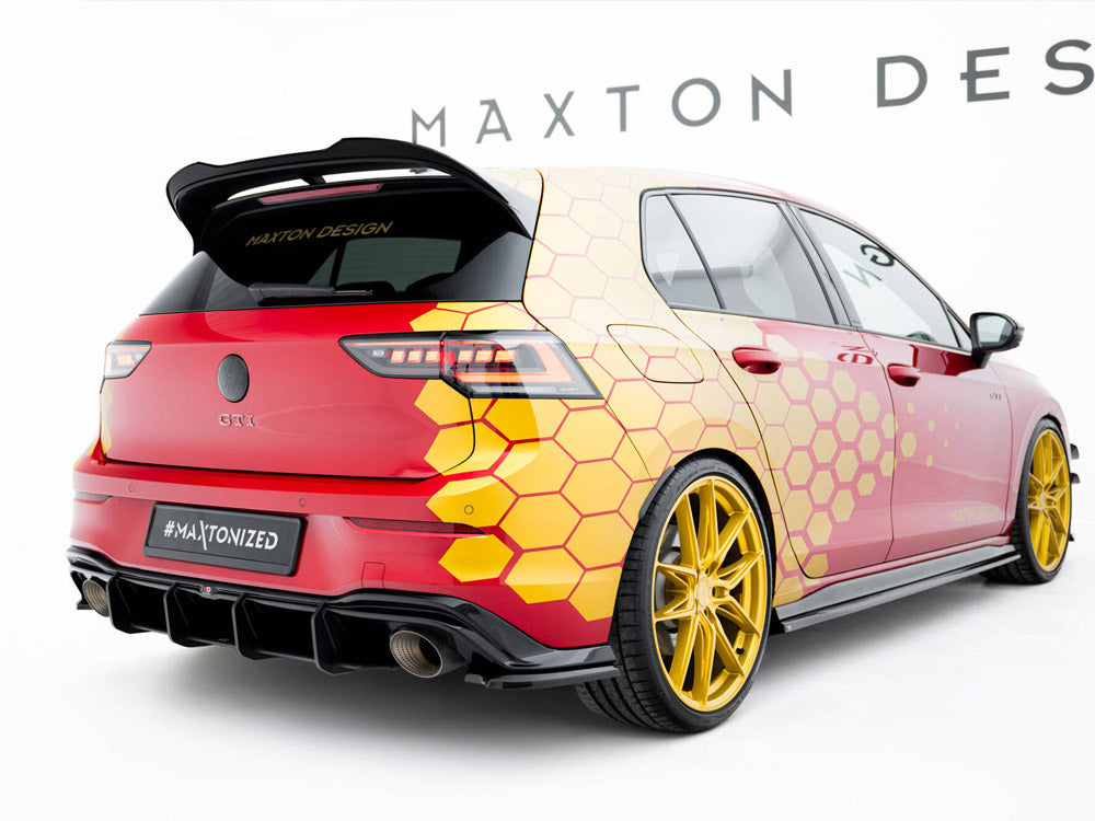 Maxton Design - Aftermarket  Street PRO Rear Diffuser V.1 Volkswagen Golf GTI Clubsport Mk8 Facelift