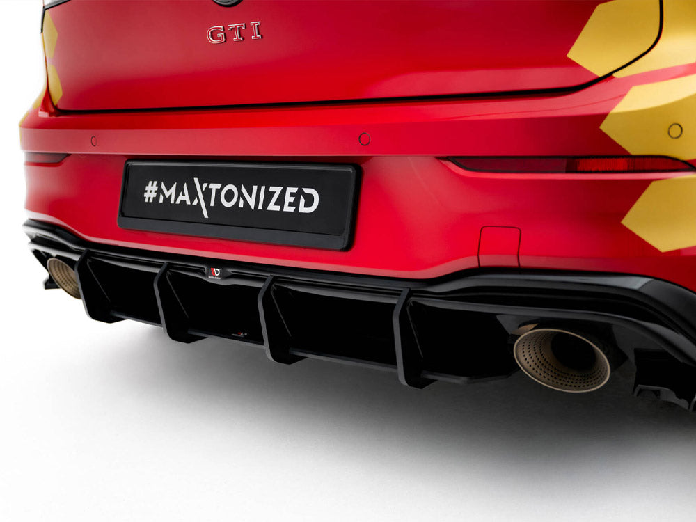 Maxton Design - Aftermarket  Street PRO Rear Diffuser V.1 Volkswagen Golf GTI Clubsport Mk8 Facelift
