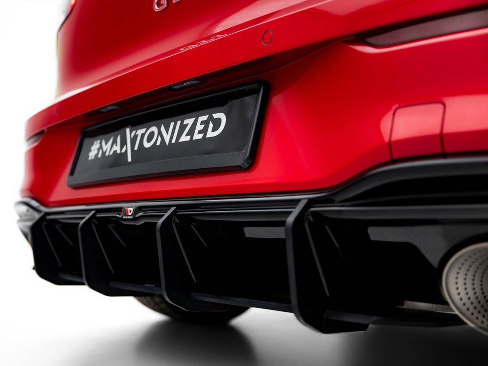 Maxton Design - Aftermarket  Street PRO Rear Diffuser V.1 Volkswagen Golf GTI Clubsport Mk8 Facelift