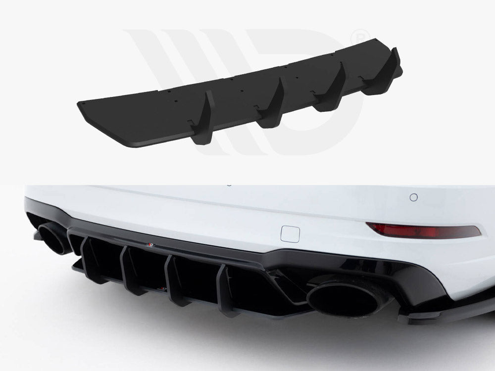 Maxton Design - Aftermarket  Street PRO Rear Diffuser V.2 Audi RS3 Sedan 8V Facelift