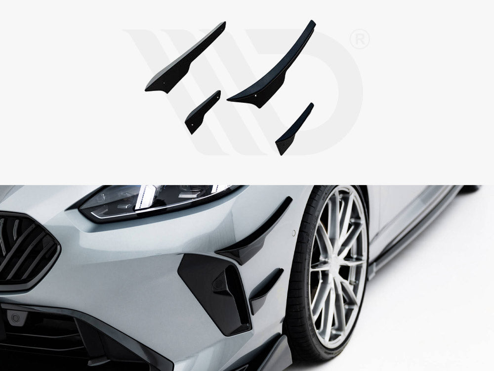 Maxton Design - Aftermarket  Front Bumper Wings (Canards) BMW 1 M-Pack F70