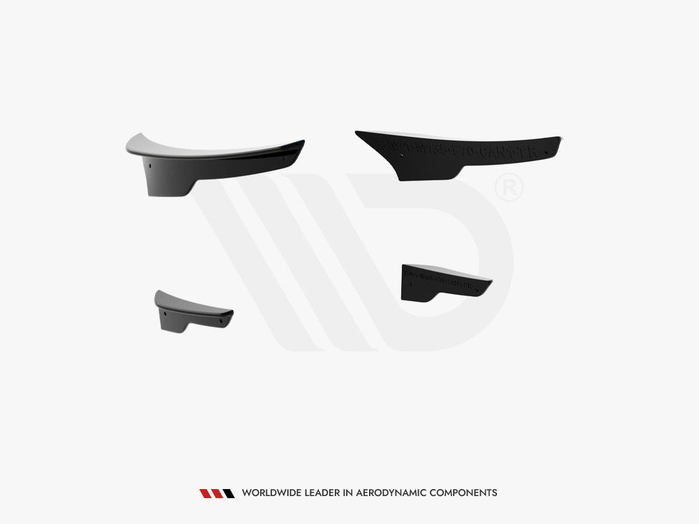 Maxton Design - Aftermarket  Front Bumper Wings (Canards) BMW 1 M-Pack F70