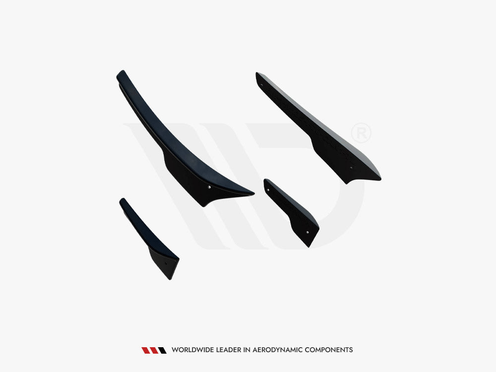 Maxton Design - Aftermarket  Front Bumper Wings (Canards) BMW 1 M-Pack F70