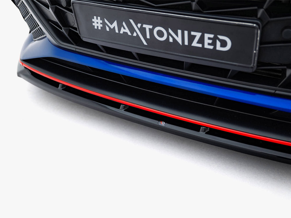 Maxton Design - Aftermarket  Front Splitter V.2 compatible with Hyundai Elantra N Mk7