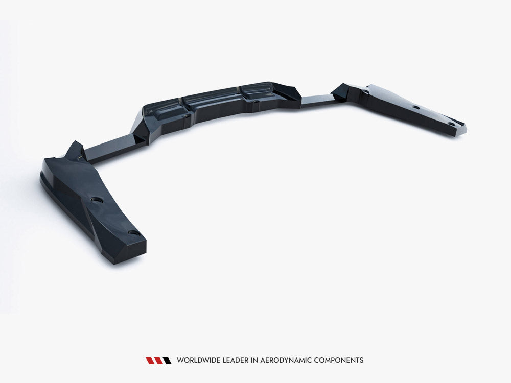 Maxton Design - Aftermarket  Rear Splitter (Vertical Bars) BMW X4M F98 Facelift