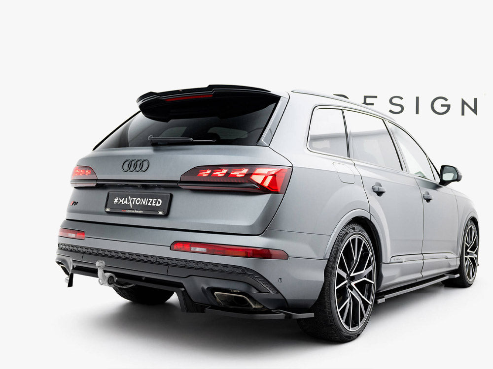 Maxton Design - Aftermarket  Rear Splitter (Vertical Bars) Audi Q7 S-Line Mk2 Facelift 2