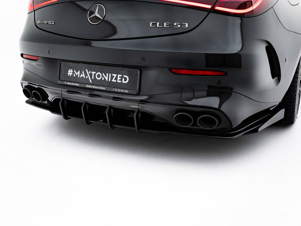 Maxton Design - Aftermarket  Street PRO Rear Diffuser + Flaps Mercedes-AMG CLE 53 C236