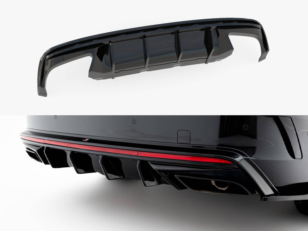 Maxton Design - Aftermarket  Rear Valance Skoda Octavia RS Liftback / Estate Mk4 Facelift
