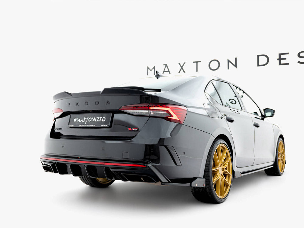 Maxton Design - Aftermarket  Rear Valance Skoda Octavia RS Liftback / Estate Mk4 Facelift