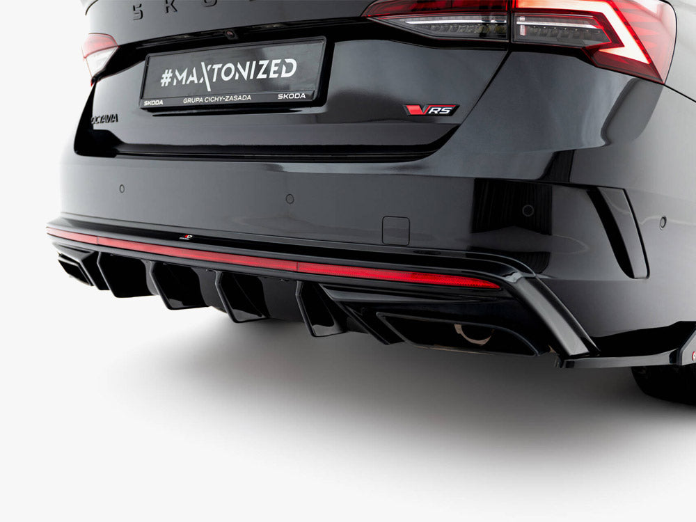Maxton Design - Aftermarket  Rear Valance Skoda Octavia RS Liftback / Estate Mk4 Facelift
