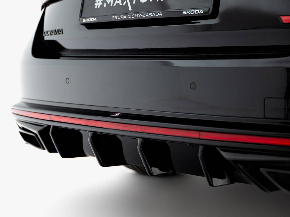Maxton Design - Aftermarket  Rear Valance Skoda Octavia RS Liftback / Estate Mk4 Facelift