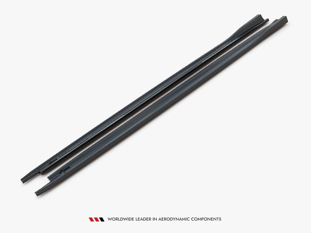Maxton Design - Aftermarket  Side Skirts Diffusers V.2 Skoda Octavia RS Liftback / Estate Mk4 Facelift