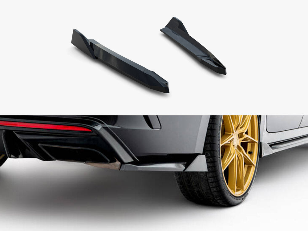 Maxton Design - Aftermarket  Rear Side Splitters V.8 Skoda Octavia RS Liftback / Estate Mk4 Facelift