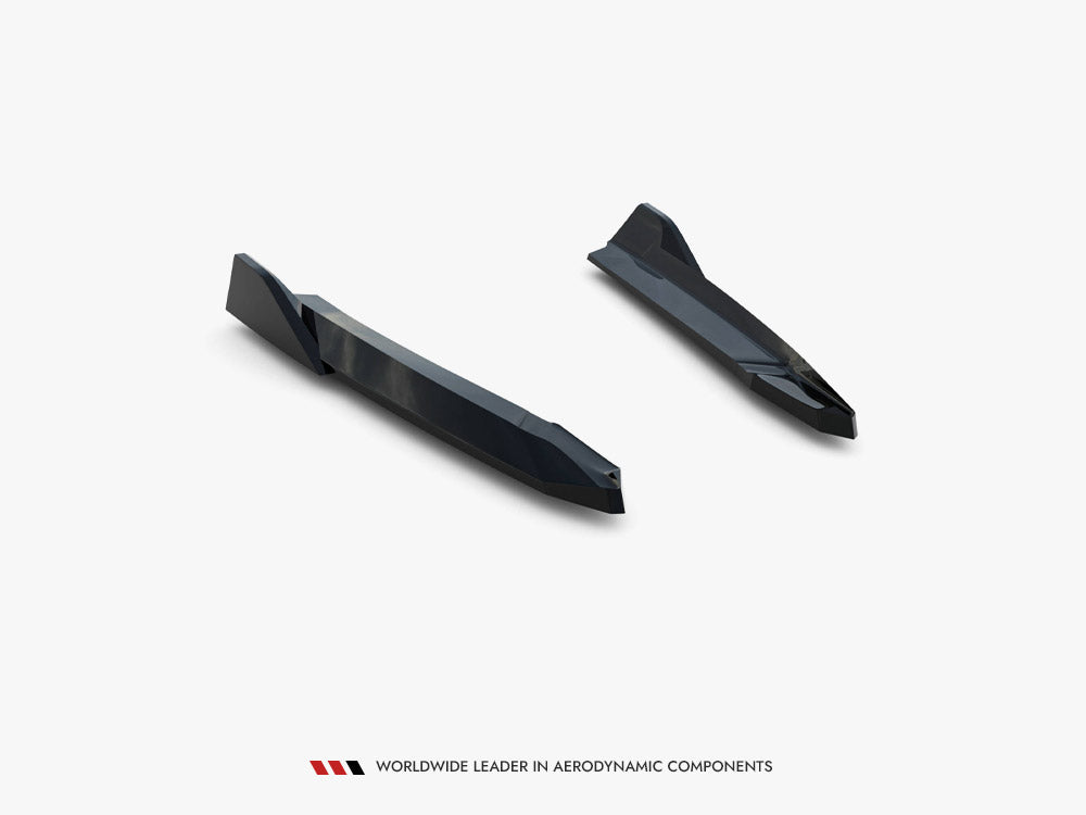 Maxton Design - Aftermarket  Rear Side Splitters V.8 Skoda Octavia RS Liftback / Estate Mk4 Facelift