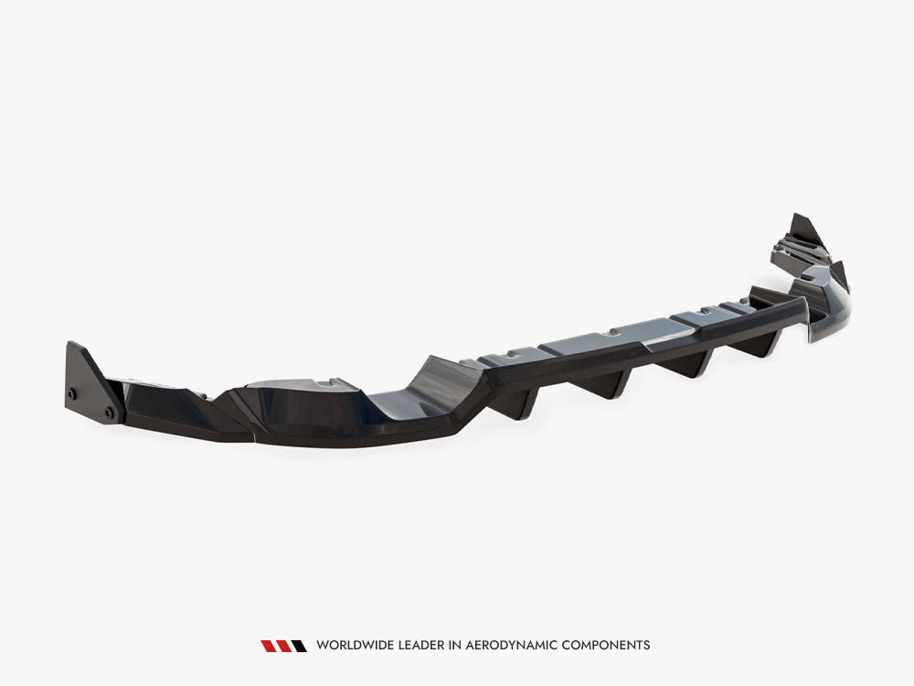 Maxton Design - Aftermarket  Central Rear Splitter (Vertical Bars) V.1 + Flaps Subaru BRZ Mk2
