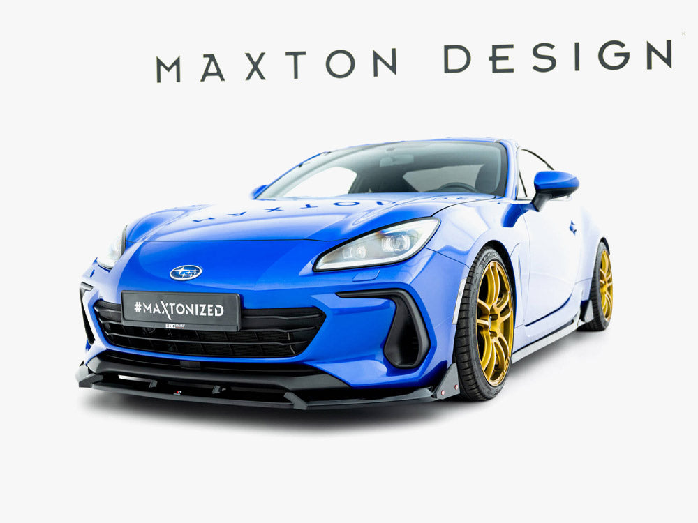 Maxton Design - Aftermarket  Front Splitter V.1 + Flaps Subaru BRZ Mk2