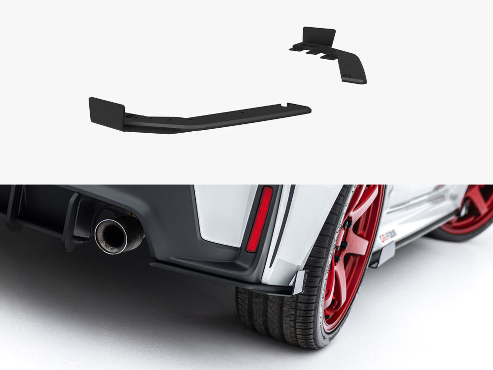 Maxton Design - Aftermarket  Street PRO Rear Side Splitters + Flaps Toyota GR Corolla Mk12