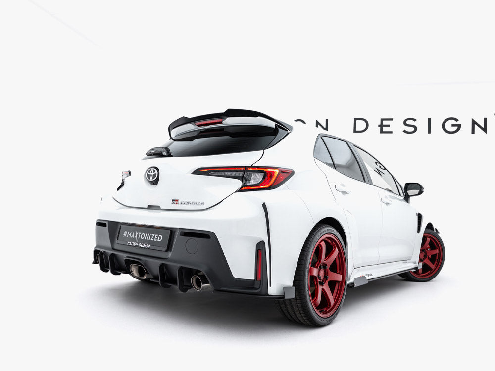 Maxton Design - Aftermarket  Street PRO Rear Side Splitters + Flaps Toyota GR Corolla Mk12