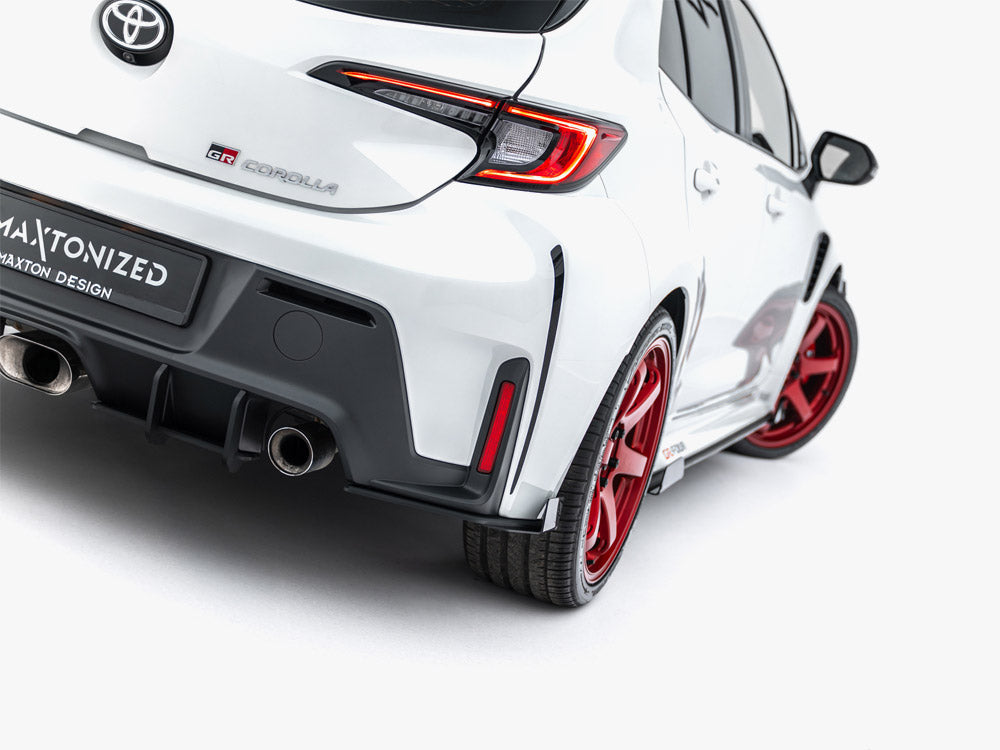 Maxton Design - Aftermarket  Street PRO Rear Side Splitters + Flaps Toyota GR Corolla Mk12