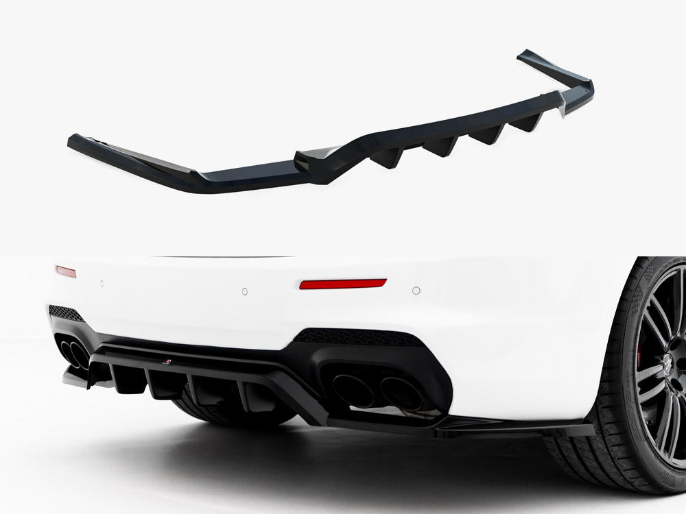 Maxton Design - Aftermarket  Rear Splitter (Vertical Bars) Maserati Ghibli Modena Mk3 Facelift