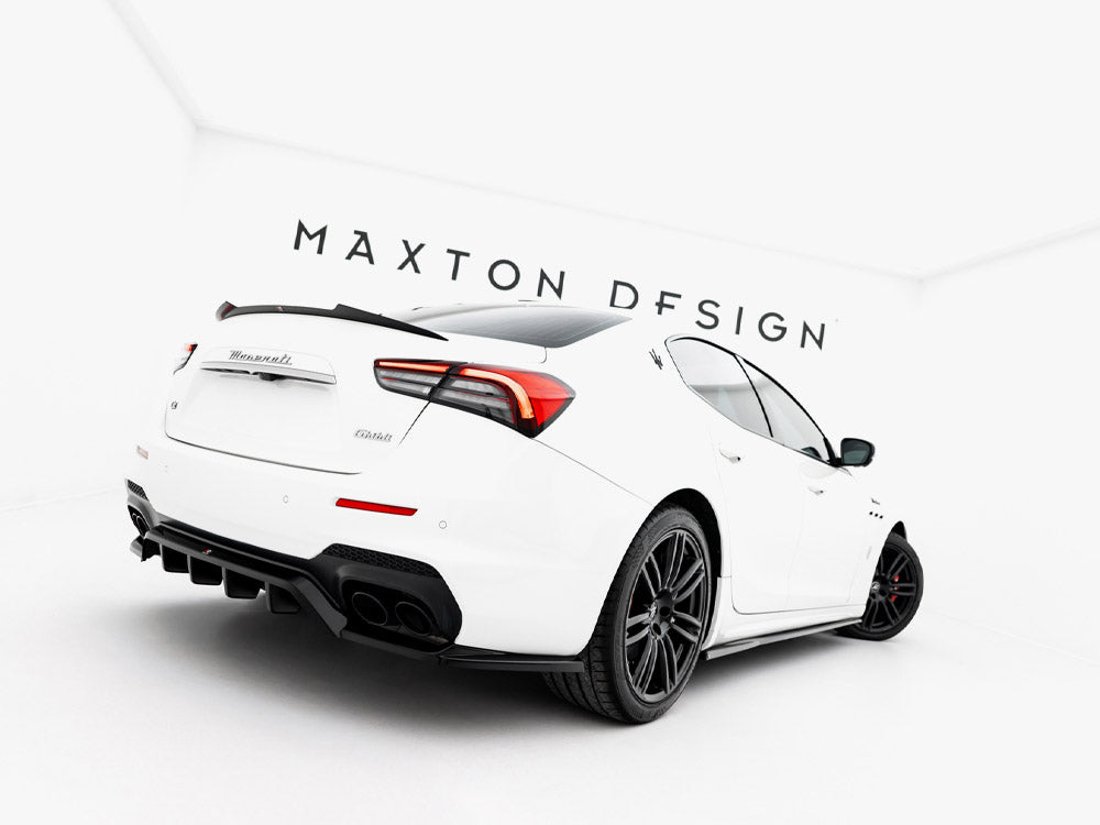 Maxton Design - Aftermarket  Rear Splitter (Vertical Bars) Maserati Ghibli Modena Mk3 Facelift