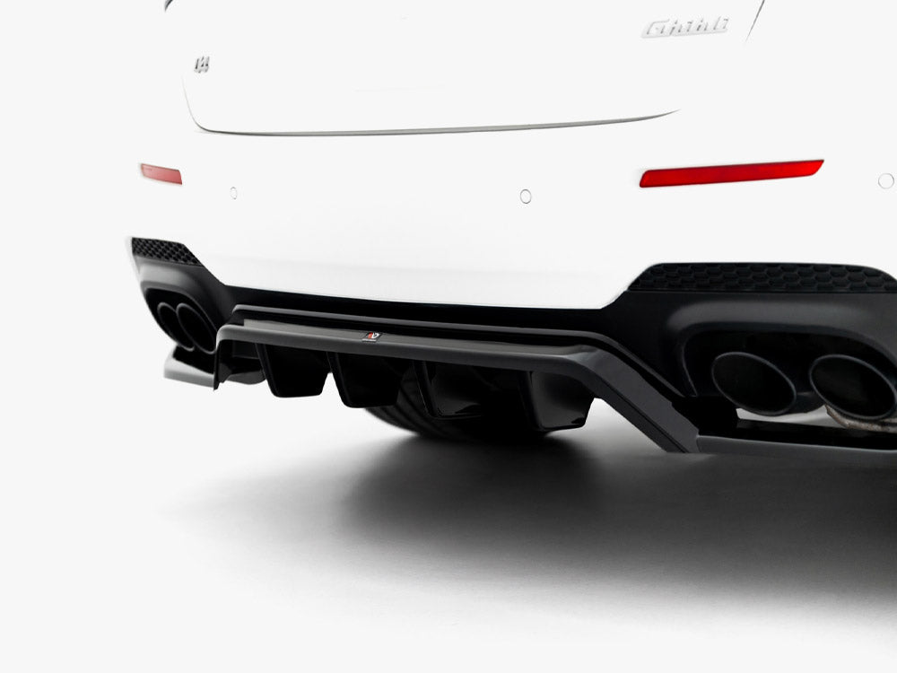 Maxton Design - Aftermarket  Rear Splitter (Vertical Bars) Maserati Ghibli Modena Mk3 Facelift