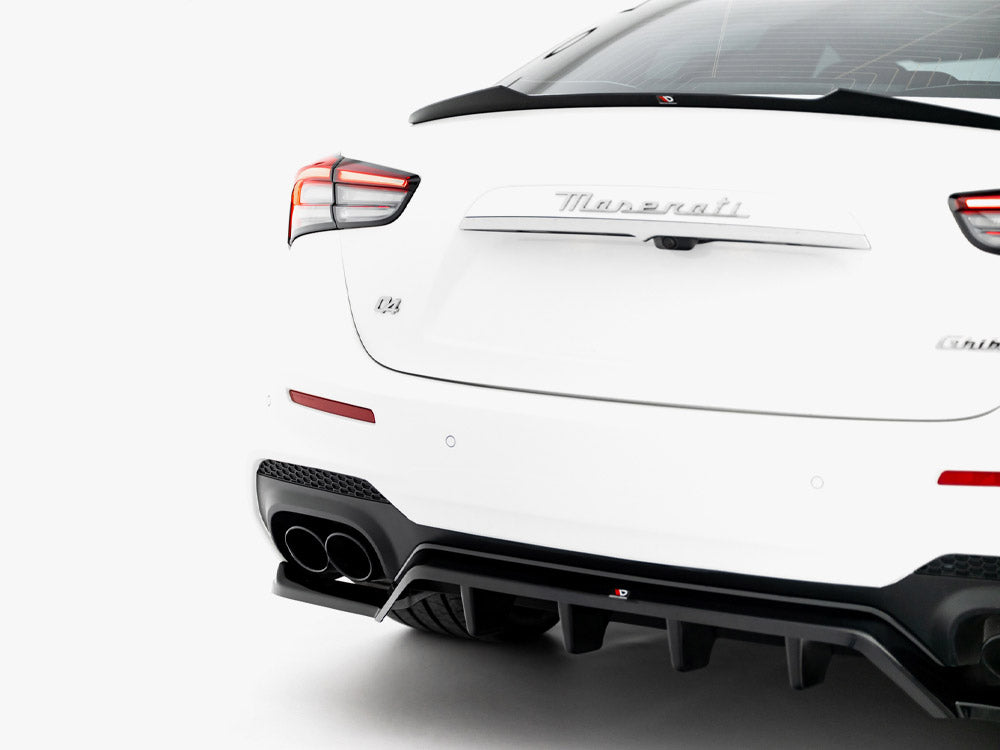 Maxton Design - Aftermarket  Rear Splitter (Vertical Bars) Maserati Ghibli Modena Mk3 Facelift