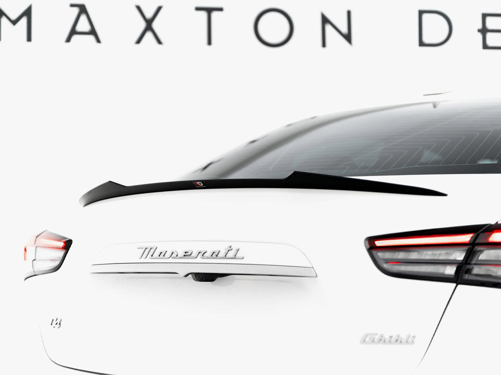 Maxton Design - Aftermarket  Spoiler CAP Maserati Ghibli Modena Mk3 Facelift