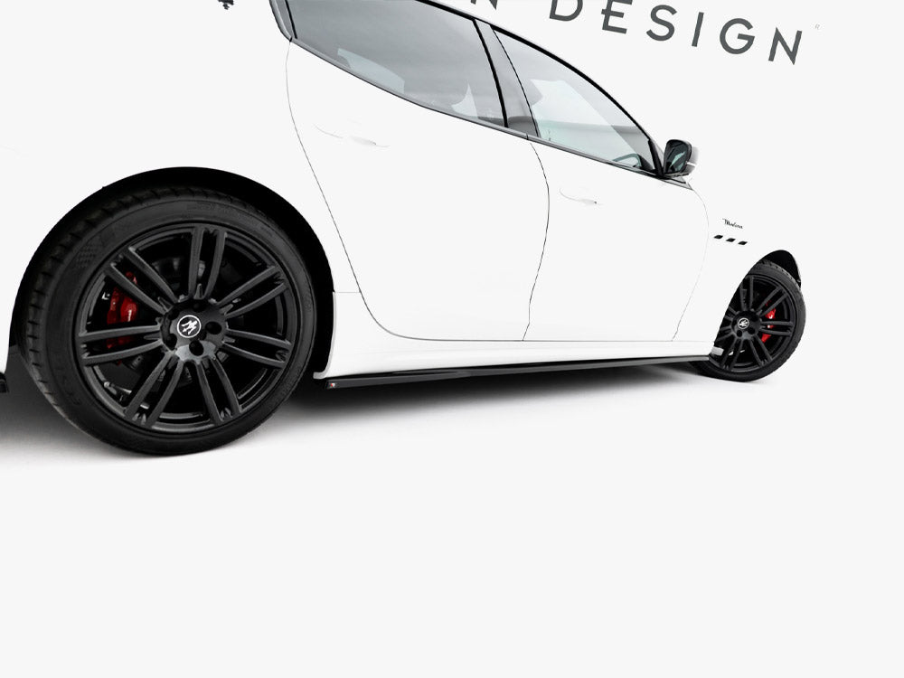 Maxton Design - Aftermarket  Side Skirts Diffusers Maserati Ghibli Modena Mk3 Facelift