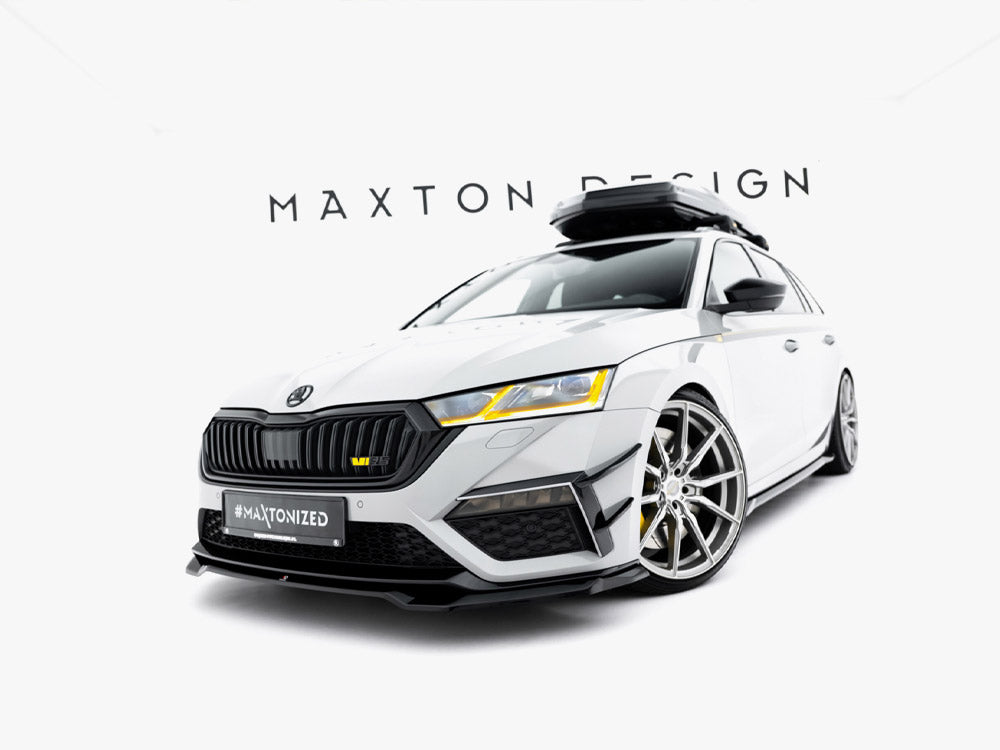Maxton Design - Aftermarket  Front Bumper Wings (Canards) Skoda Octavia RS Mk4