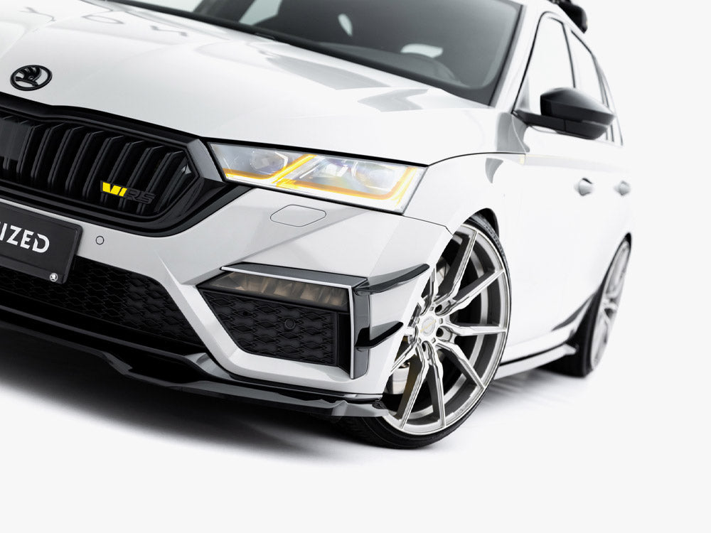 Maxton Design - Aftermarket  Front Bumper Wings (Canards) Skoda Octavia RS Mk4