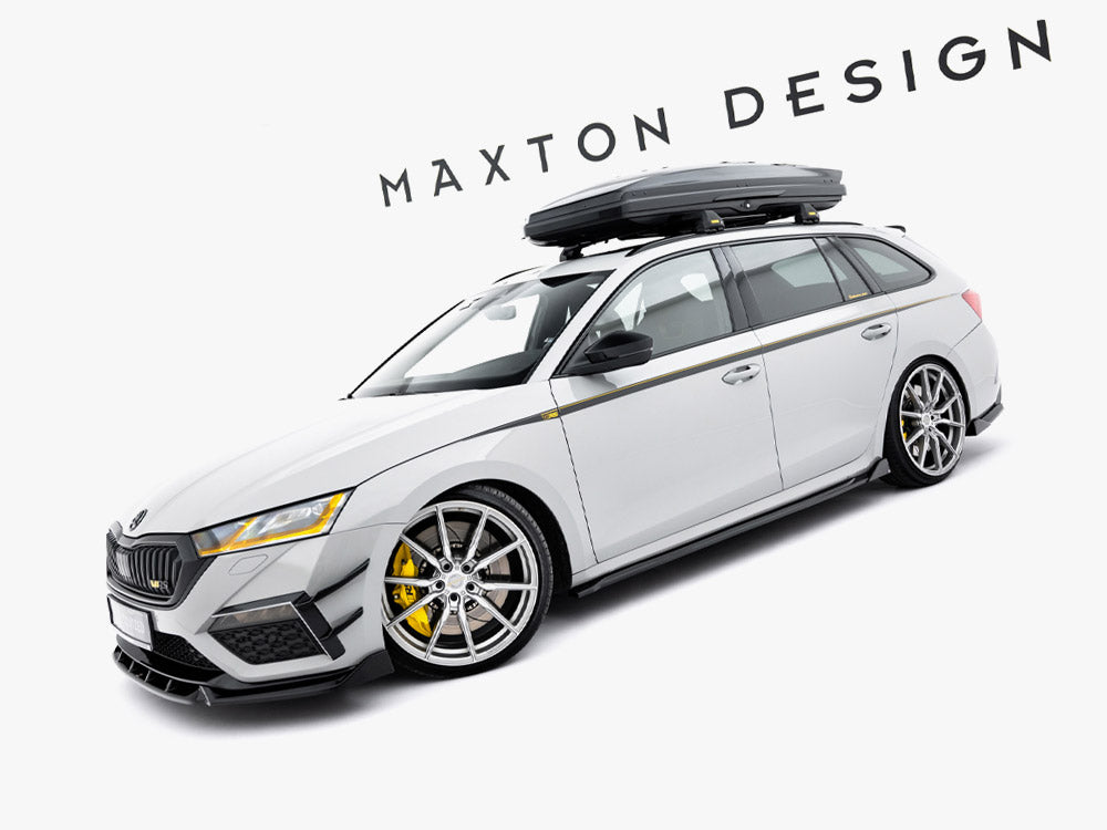 Maxton Design - Aftermarket  Side Skirts Diffusers V.2 Skoda Octavia RS Liftback / Estate Mk4