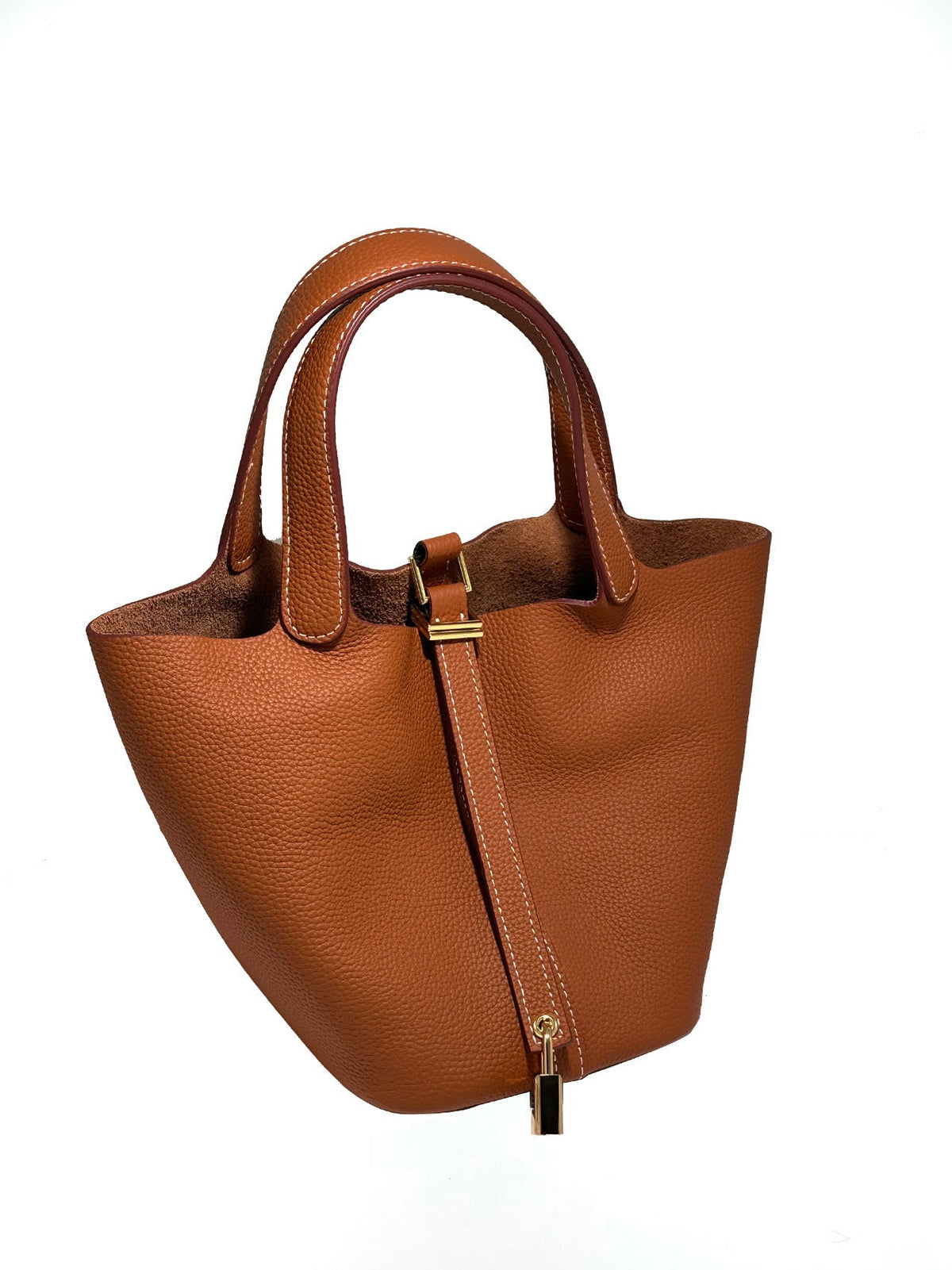 Leather Bucket Bag