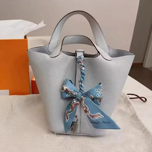 Leather Bucket Bag