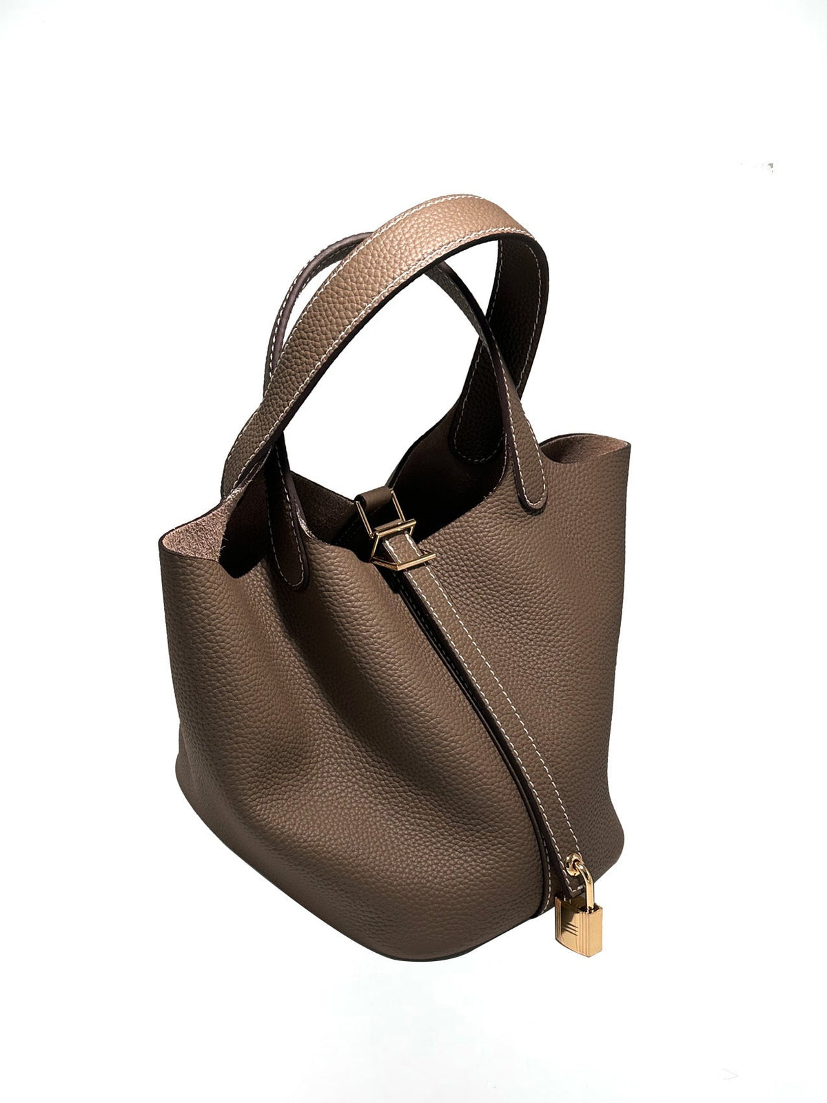 Leather Bucket Bag
