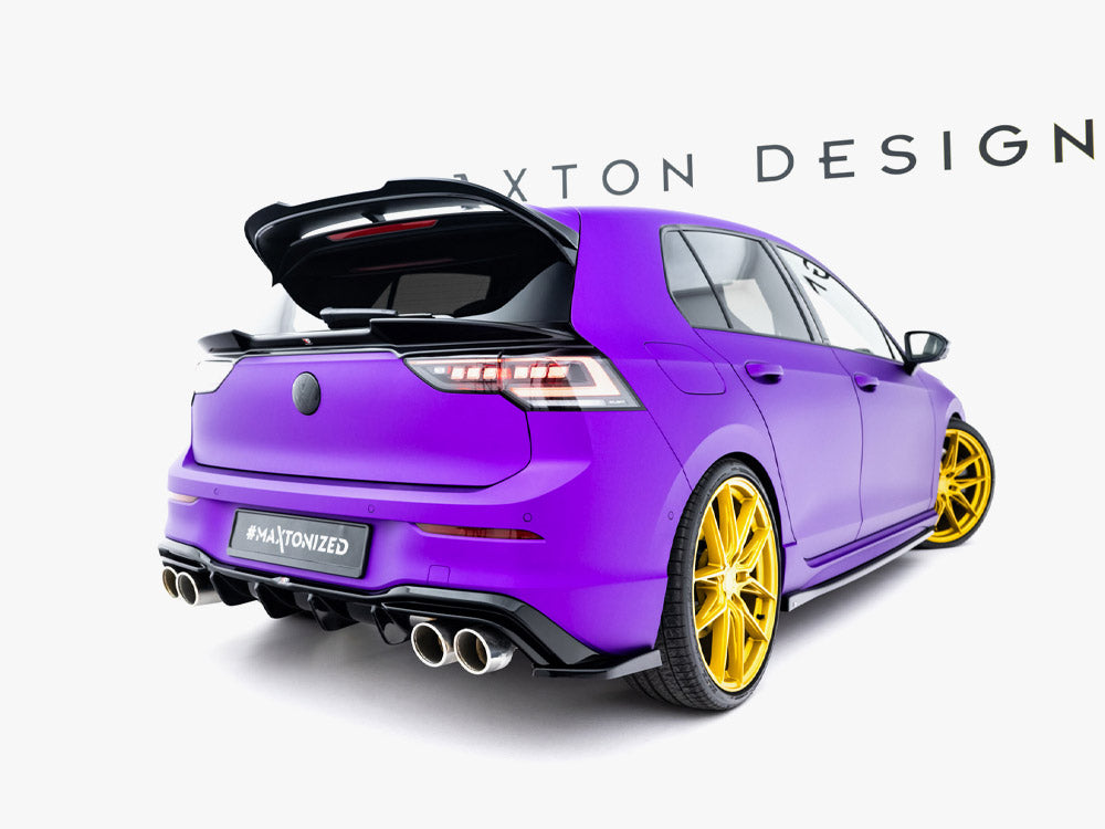Maxton Design - Aftermarket  Rear Side Splitters V.6 Volkswagen Golf R Mk8 Facelift