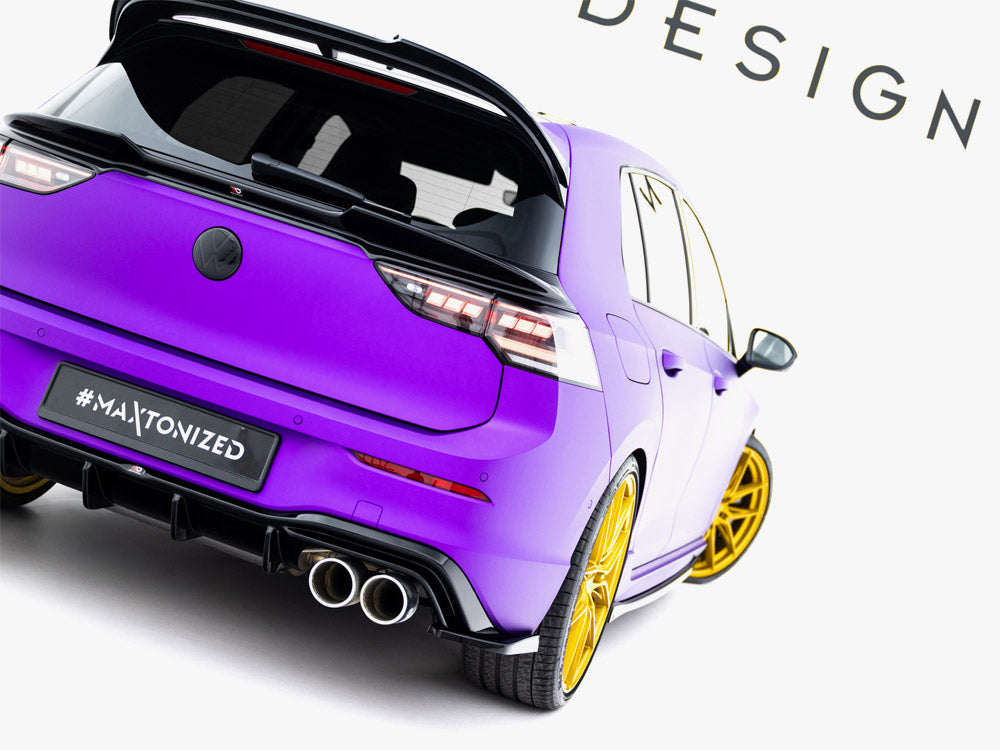 Maxton Design - Aftermarket  Rear Side Splitters V.6 Volkswagen Golf R Mk8 Facelift