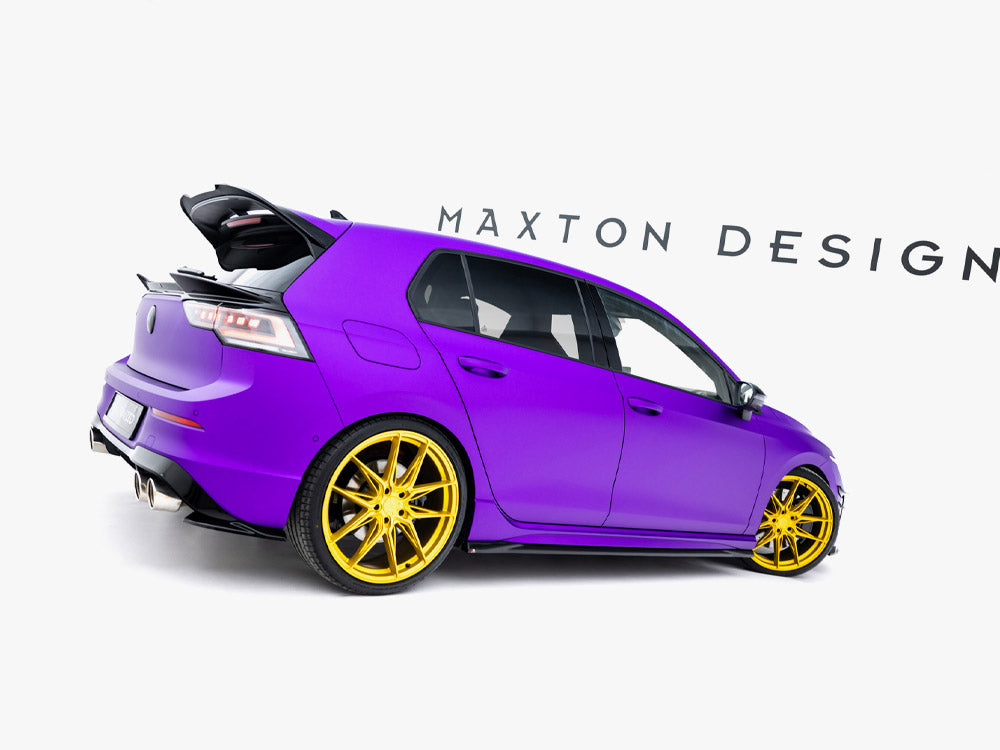 Maxton Design - Aftermarket  Rear Side Splitters V.8 Volkswagen Golf R Mk8 / Mk8 Facelift